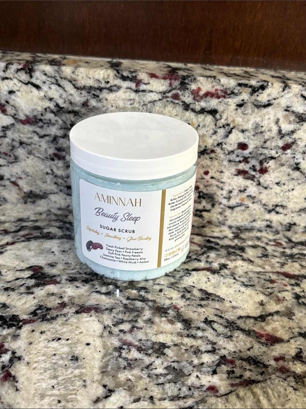 Aminnah Beauty Sleep Sugar Scrub